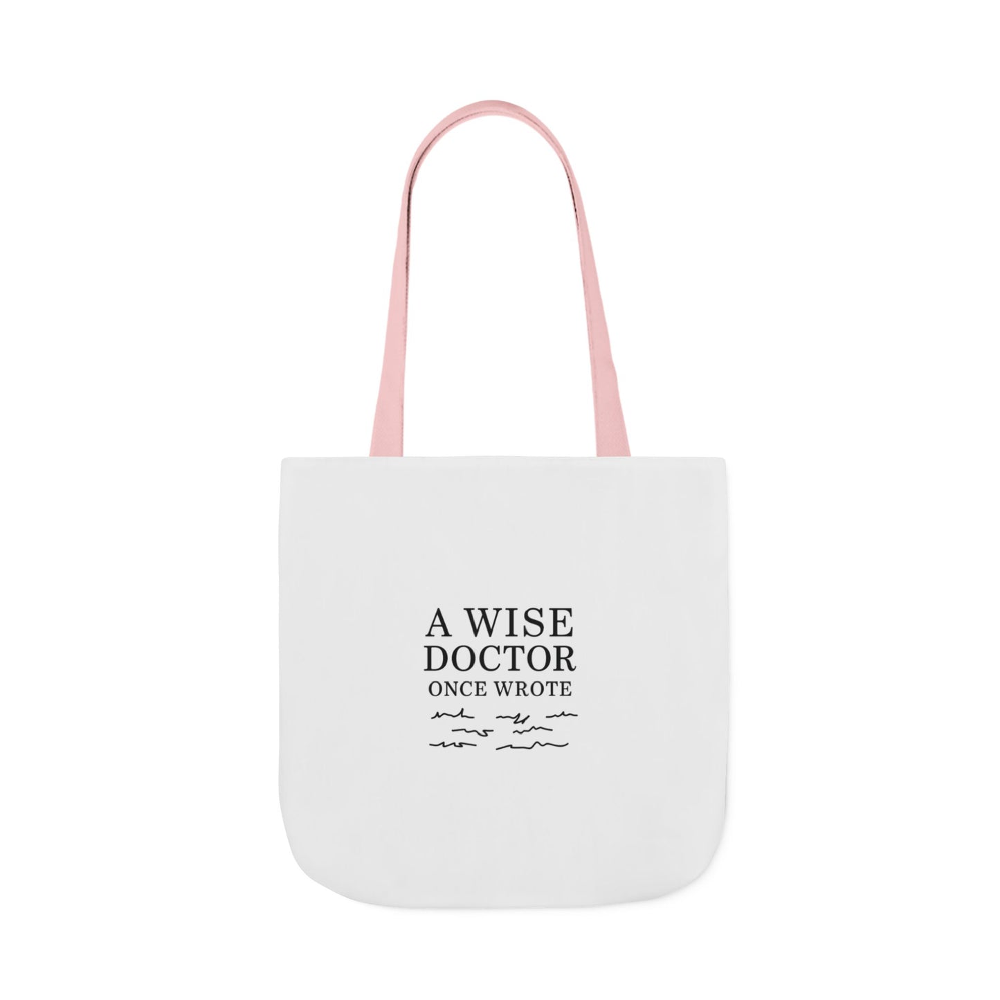 Canvas Tote Bag with Inspirational Doctor Quote - Eco-Friendly Grocery Bag, Beach Bag, Gift for Doctors, Students, and Health Professionals