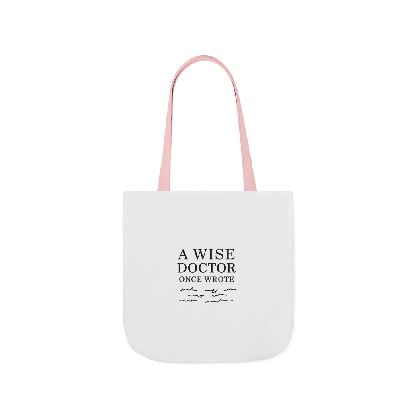 Canvas Tote Bag with Inspirational Doctor Quote - Eco-Friendly Grocery Bag, Beach Bag, Gift for Doctors, Students, and Health Professionals