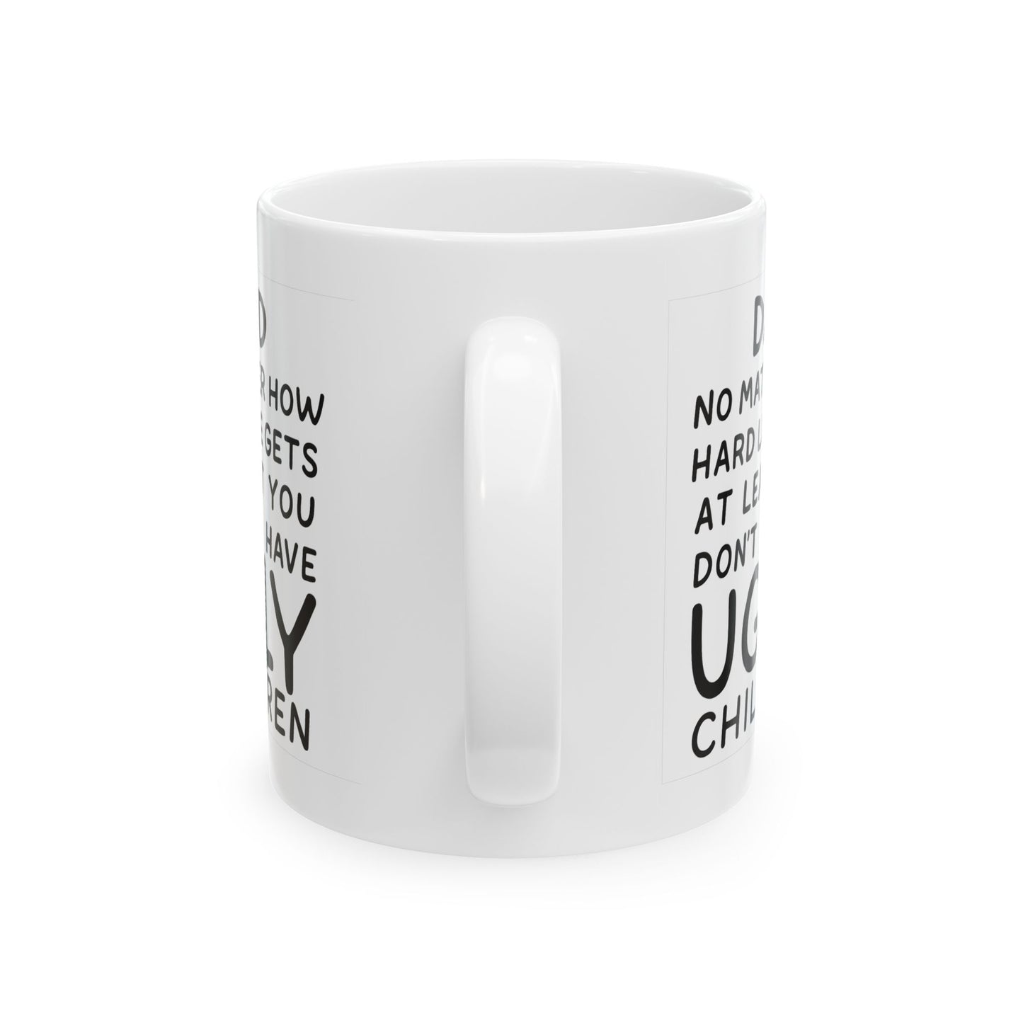 Good Genes Father's Day Mug, Funny Ceramic Mug for Parents, Parenting Gift, Humor Coffee Cup, Unique Quote Mug, Novelty Tea Mug