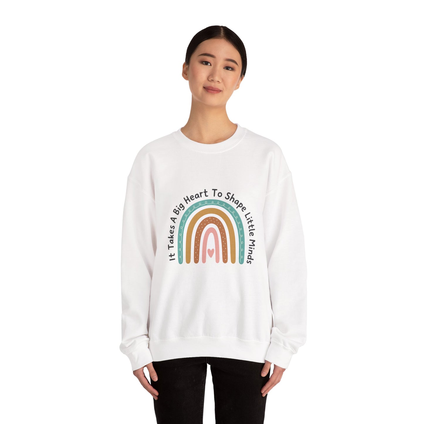 Rainbow Heart Crewneck Sweatshirt - Perfect Gift for Teachers, Cozy Casual Wear, Inspirational Gift, Heartfelt Moms Day Gift, Warmth [...]