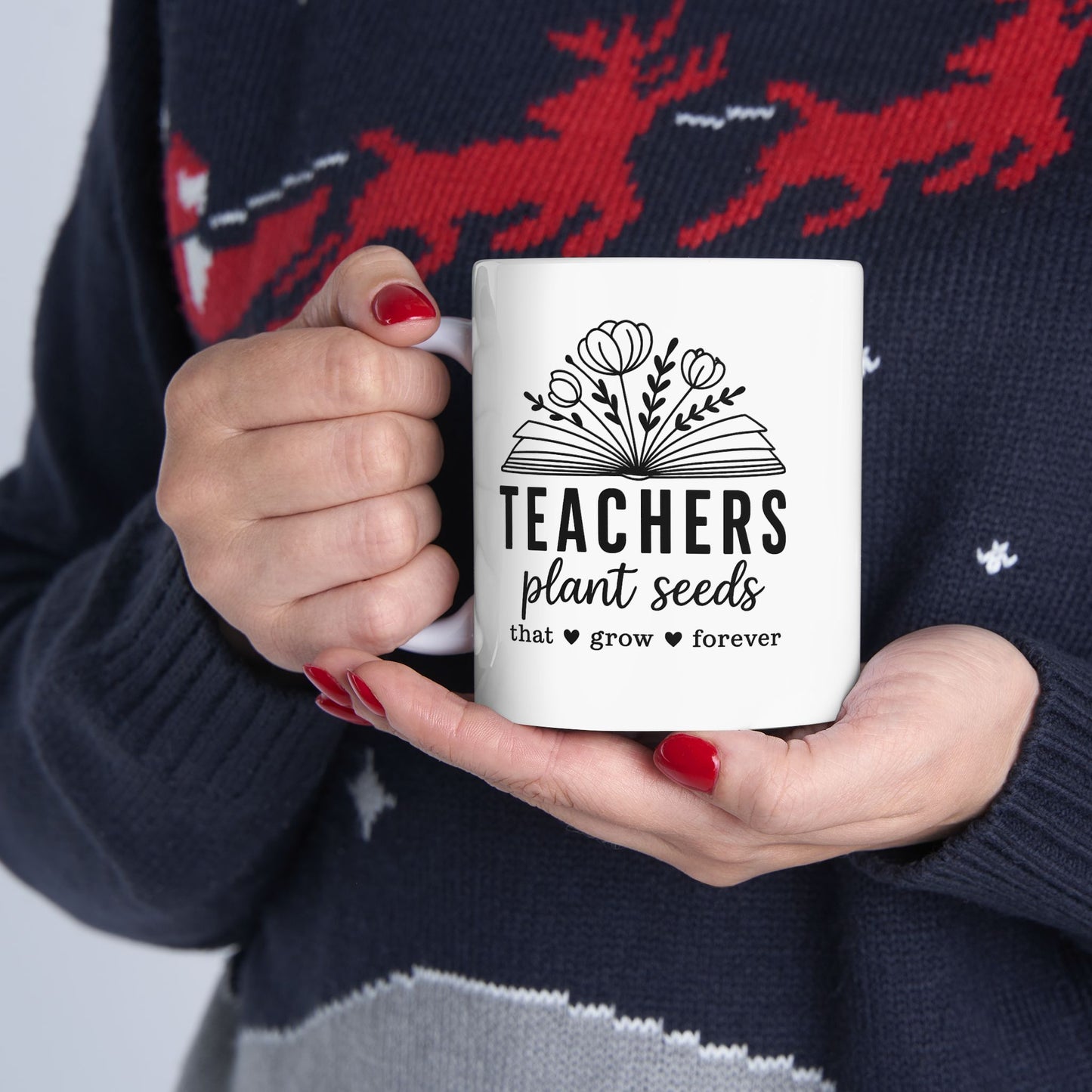 Teacher Inspirational Ceramic Mug, Gift for Educators, Coffee Tea Cup, Classroom Decor, Teacher Appreciation Day