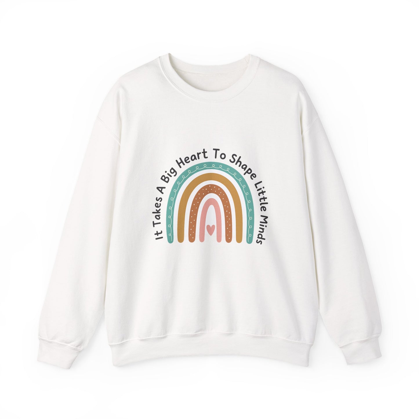 Rainbow Heart Crewneck Sweatshirt - Perfect Gift for Teachers, Cozy Casual Wear, Inspirational Gift, Heartfelt Moms Day Gift, Warmth [...]